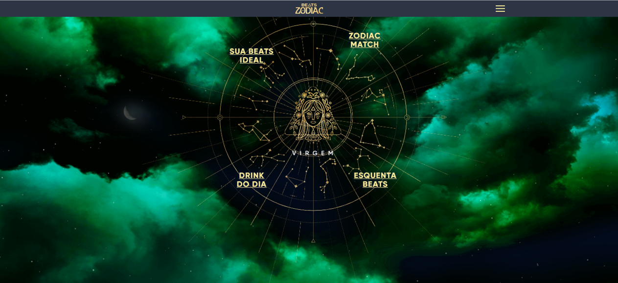 Beats Zodiac ganha reconhecimento no CSS Design Awards