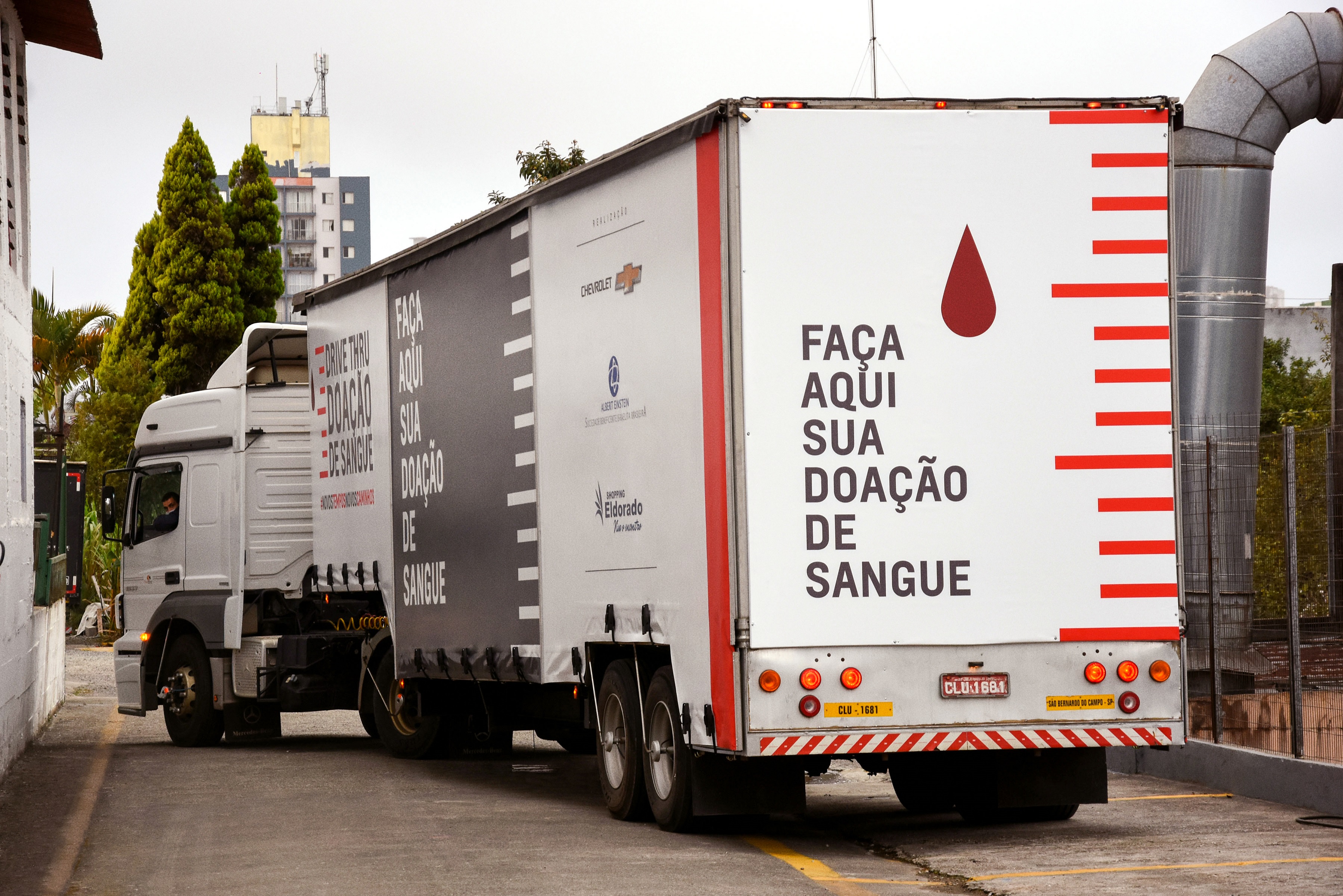 Drive Thru de Doação de Sangue da Chevrolet