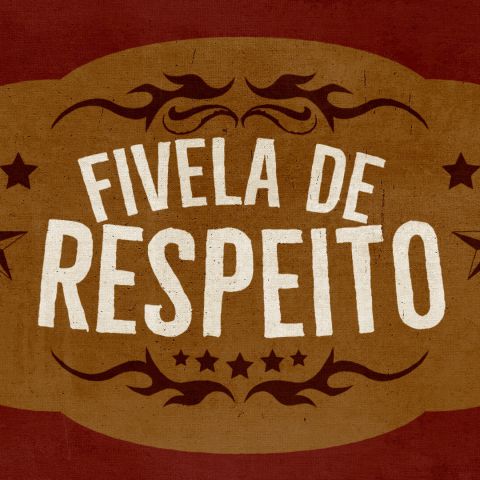 A imagem se assemelha com uma placa de madeira escrito: " FIVELA DE RESPEITO"