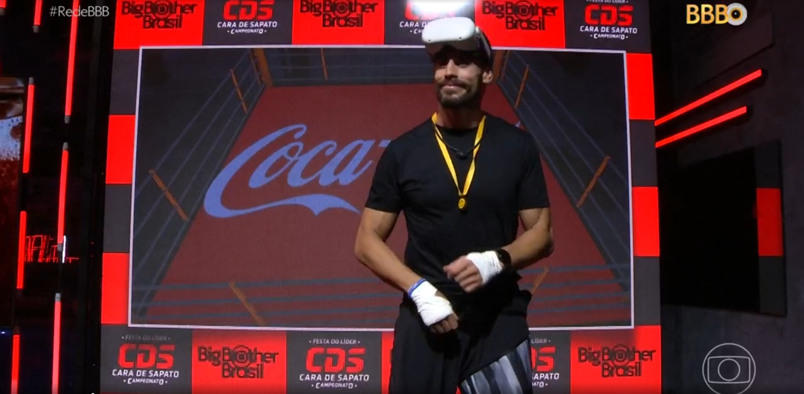 Momento Coca-Cola no 'BBB23' leva diversão com um “campeonato virtual” na Festa do Líder Cara de Sapato